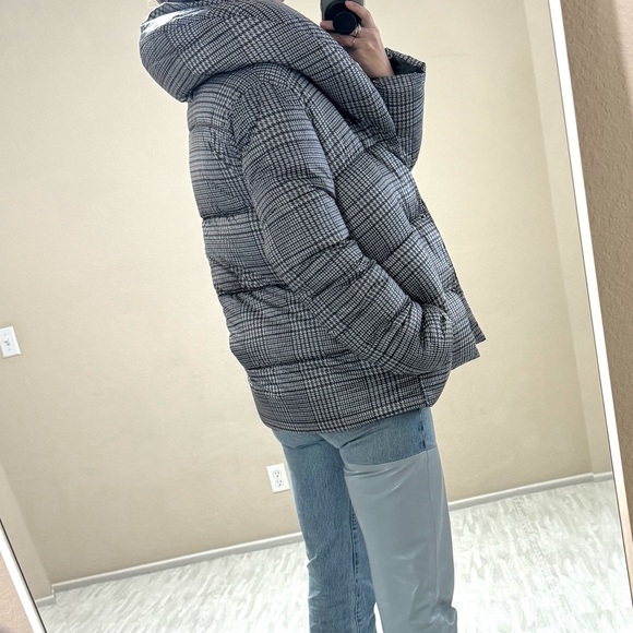 Jason Wu Plaid Puffer Coat - Picture 4 of 15